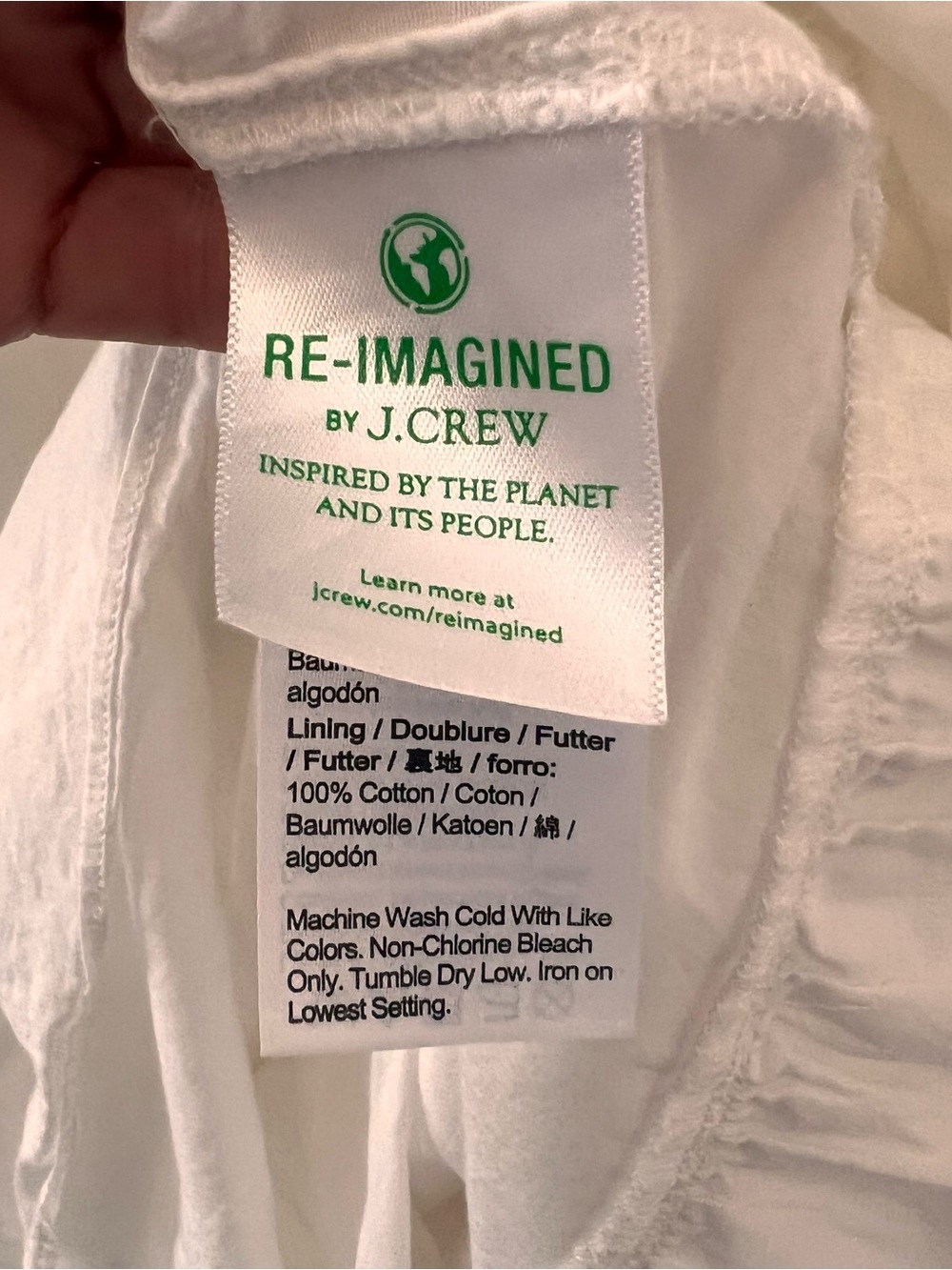 J.Crew Re-Imagined White Cotton Tiered Ruffle Midi Dress XS - Picture 5 of 6